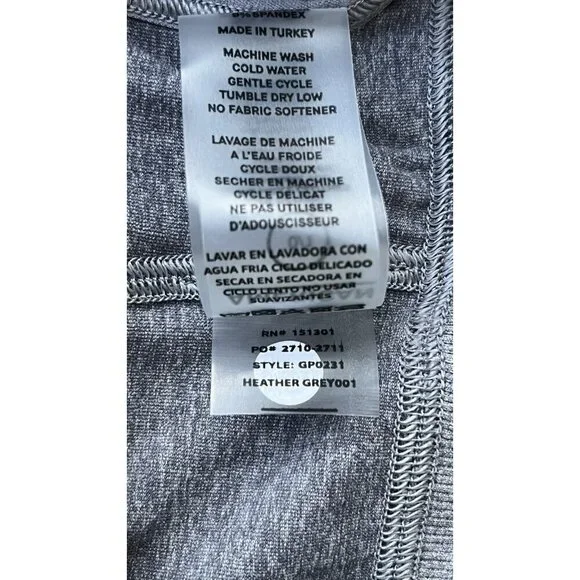 Good American Size 0/1 Maternity Seamless Nursing Bra XS/S Heather Grey - Picture 3 of 13